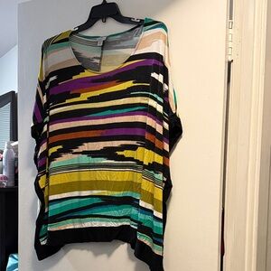 Vibrant Striped Women's Blouse
